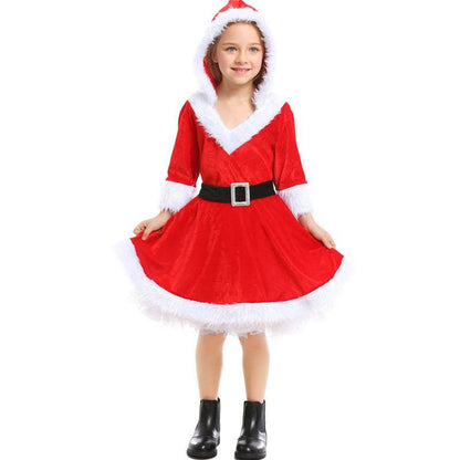 Adorable Red Santa Tutu Dress – Christmas Girl’s Festive Costume - All Inclusive Family Treasures