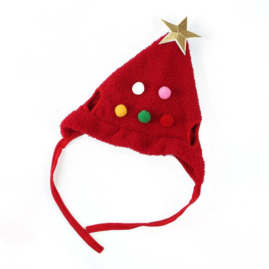 Adorable Christmas Tree Hat for Pets – Festive Holiday Dress-Up Accessory - All Inclusive Family Treasures