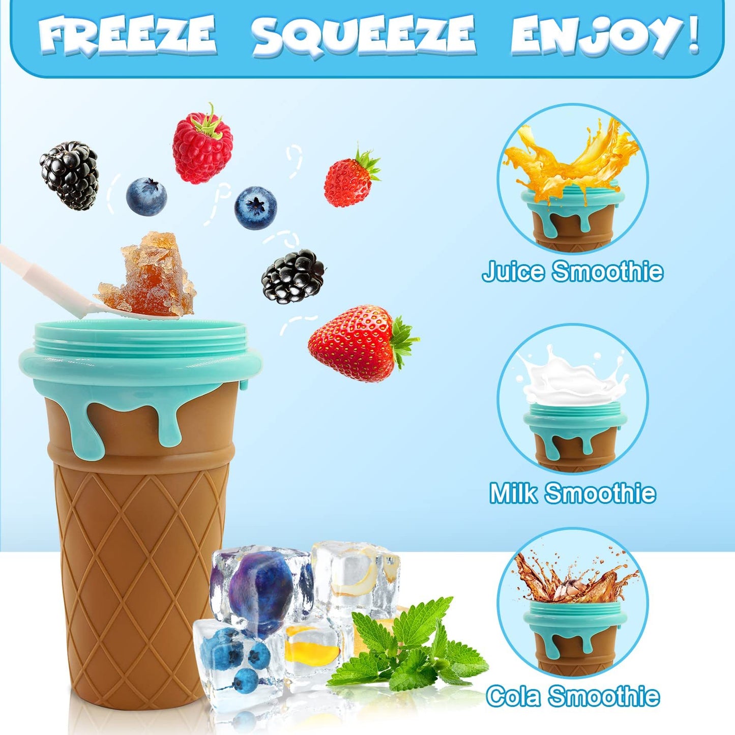 Instant Slushies in Seconds – Your Ultimate Frozen Drink Maker!