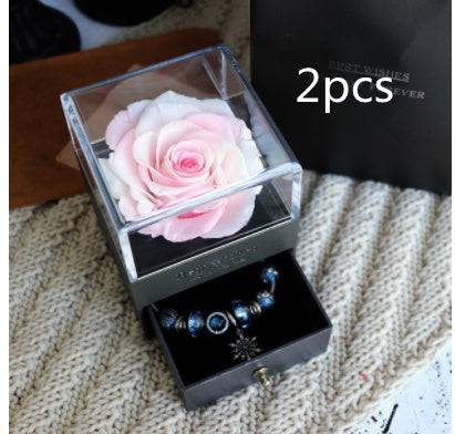 Eternal Rose Jewelry Box – A Timeless Gift of Love and Elegance - All Inclusive Family Treasures