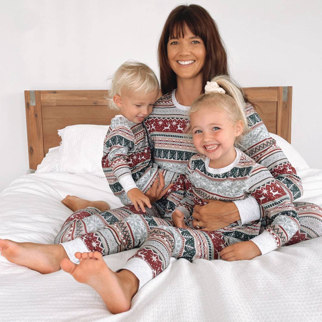 Classic Nordic Christmas Family Pajama Set – Cozy Holiday Homewear for the Whole Family - All Inclusive Family Treasures