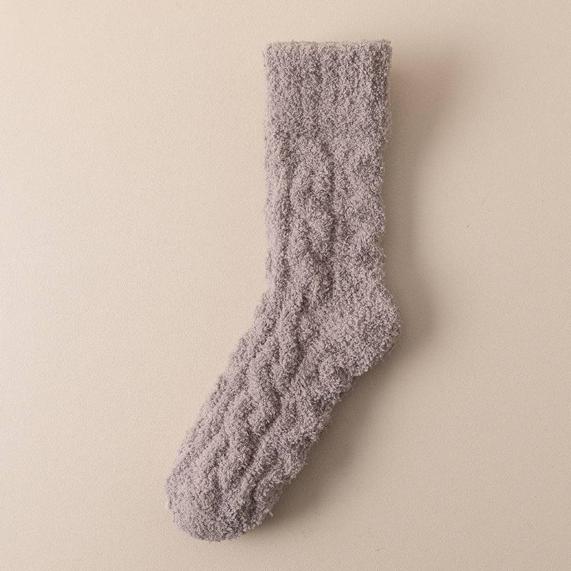 Winter Warm Fuzzy Coral Fleece Socks – Ultra-Soft & Cozy Home Socks - All Inclusive Family Treasures