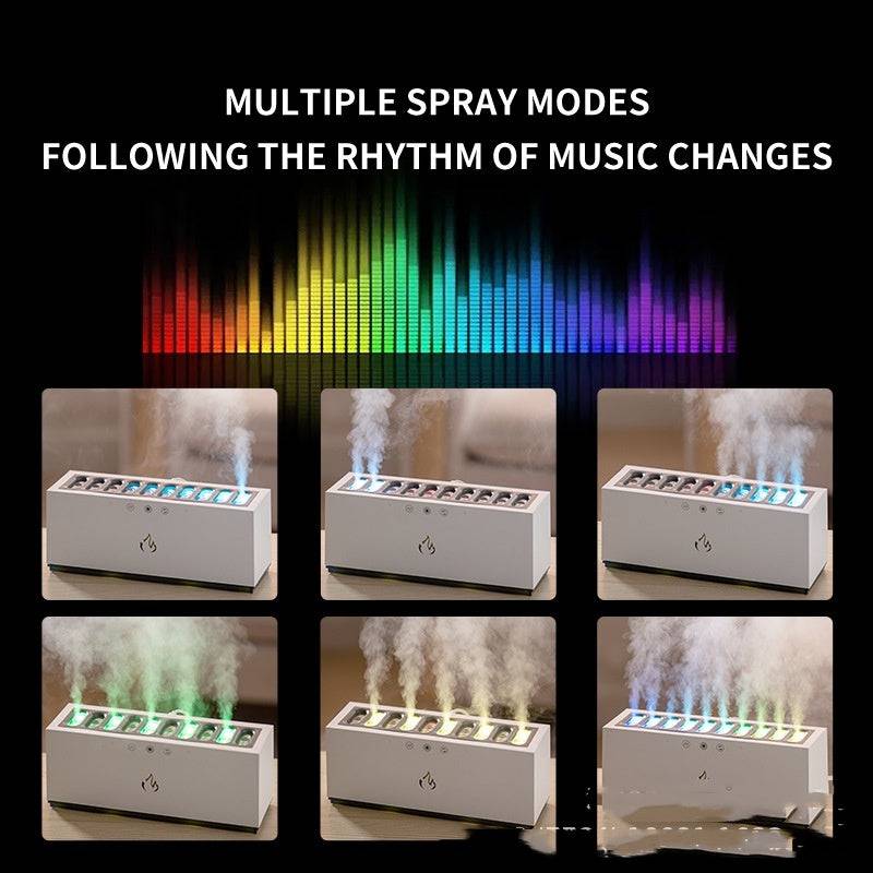 Multi-Nozzle Heavy Fog Dynamic Humidifier – Elevate Your Space with Music-Synced Mist and Colorful Lights - All Inclusive Family Treasures