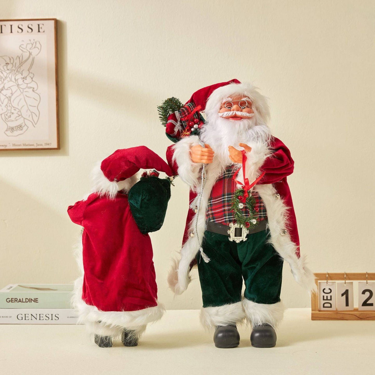 Classic Santa Claus Figurine - Festive Holiday Home Décor - All Inclusive Family Treasures