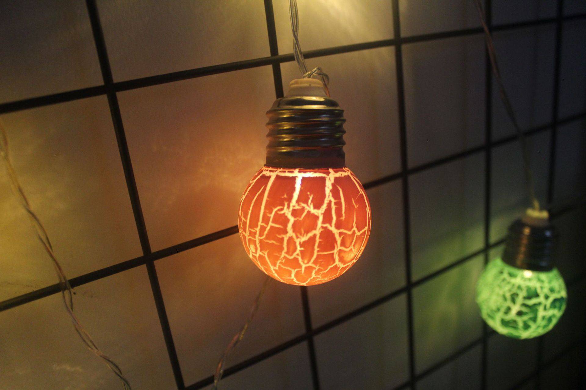 Cracked Bulb LED String Lights – Festive & Decorative Lighting for Christmas and Holidays - All Inclusive Family Treasures