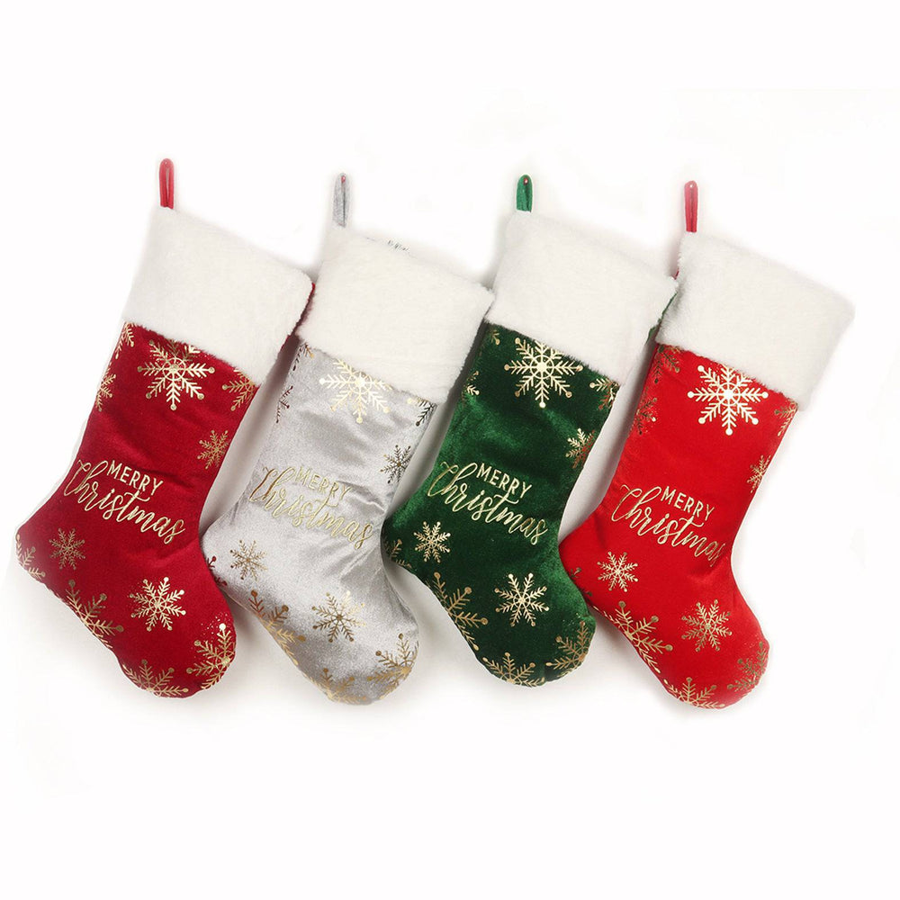 Christmas Decorative Stockings with Embroidery for Candy and Gifts - All Inclusive Family Treasures