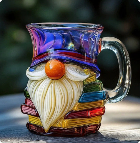 Literary Sips – Painted Book Stacking Coffee Cup