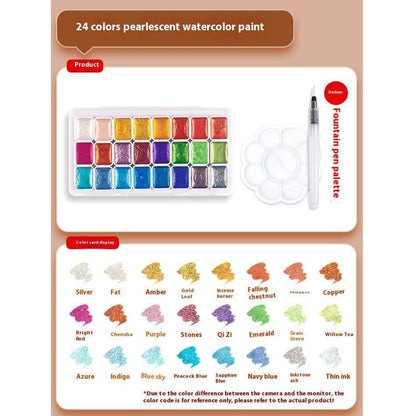 Pearlescent Solid Watercolors: Add Sparkle to Your Artistic Creations! - All Inclusive Family Treasures