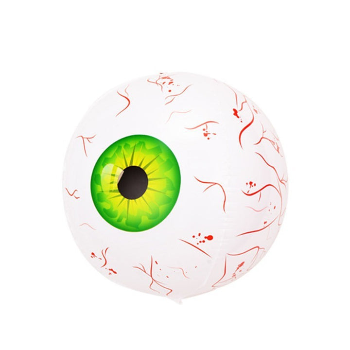 Giant Halloween Inflatable Eyeball & Pumpkin Balloons – Spooky Party Props