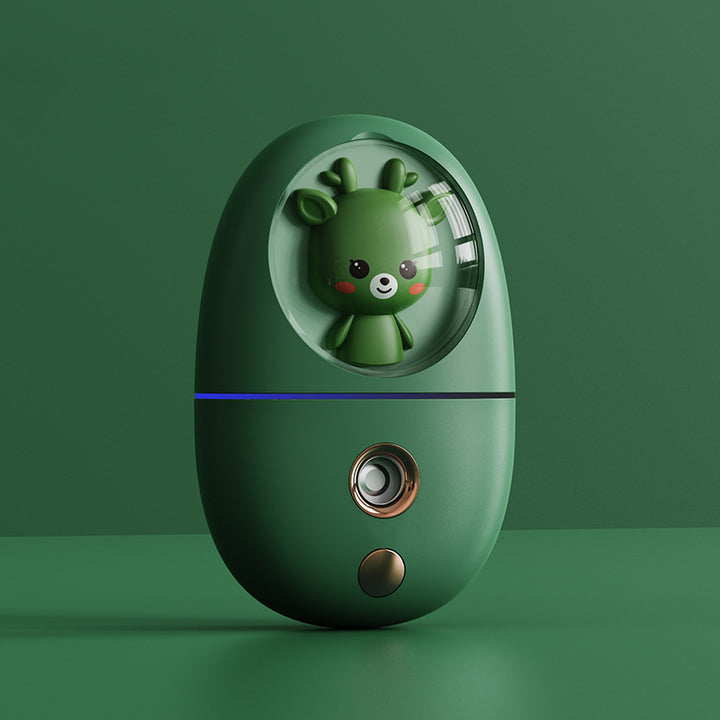 Cute & Compact – Handheld Cold Spray Beauty Humidifier