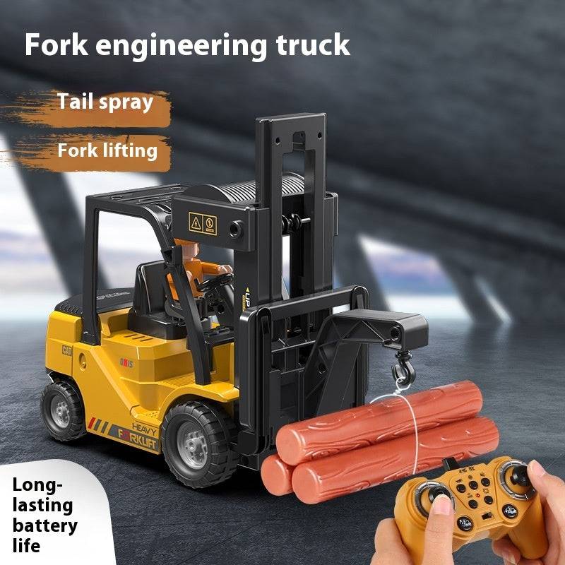 Remote Control Forklift Toy: Realistic Engineering Play for Kids & Adults! - All Inclusive Family Treasures