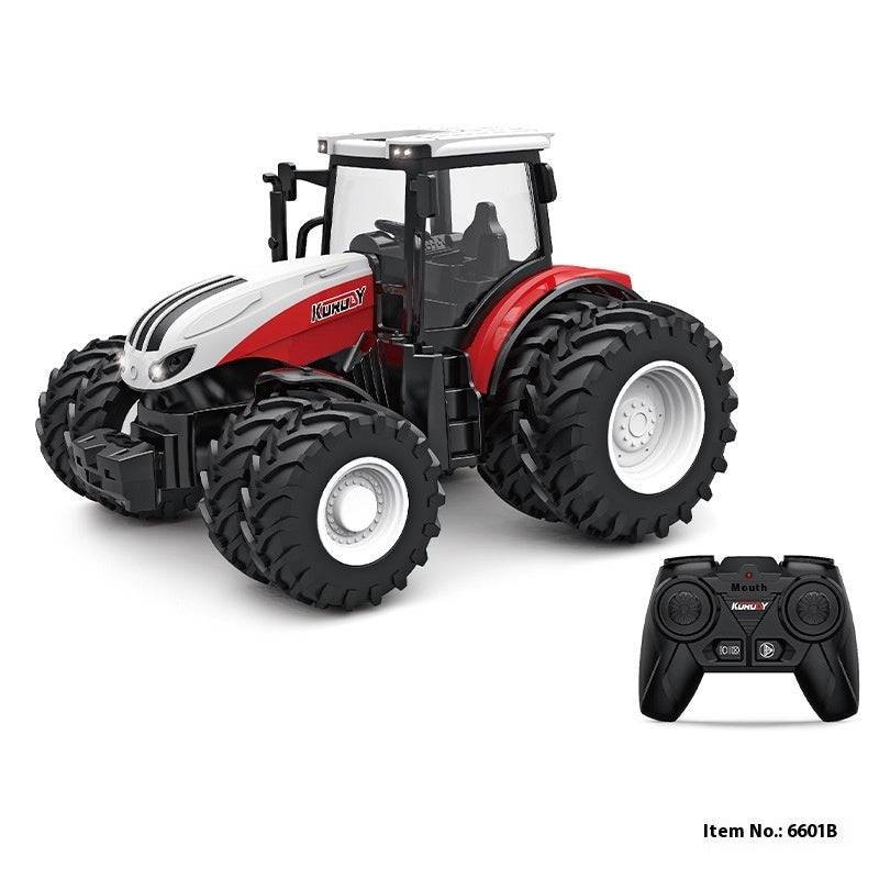 Remote Control Farmer Tractor Toy with Livestock Transport - All Inclusive Family Treasures