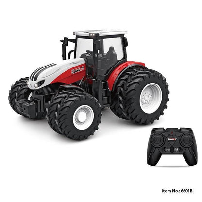 Remote Control Farmer Tractor Toy with Livestock Transport - All Inclusive Family Treasures