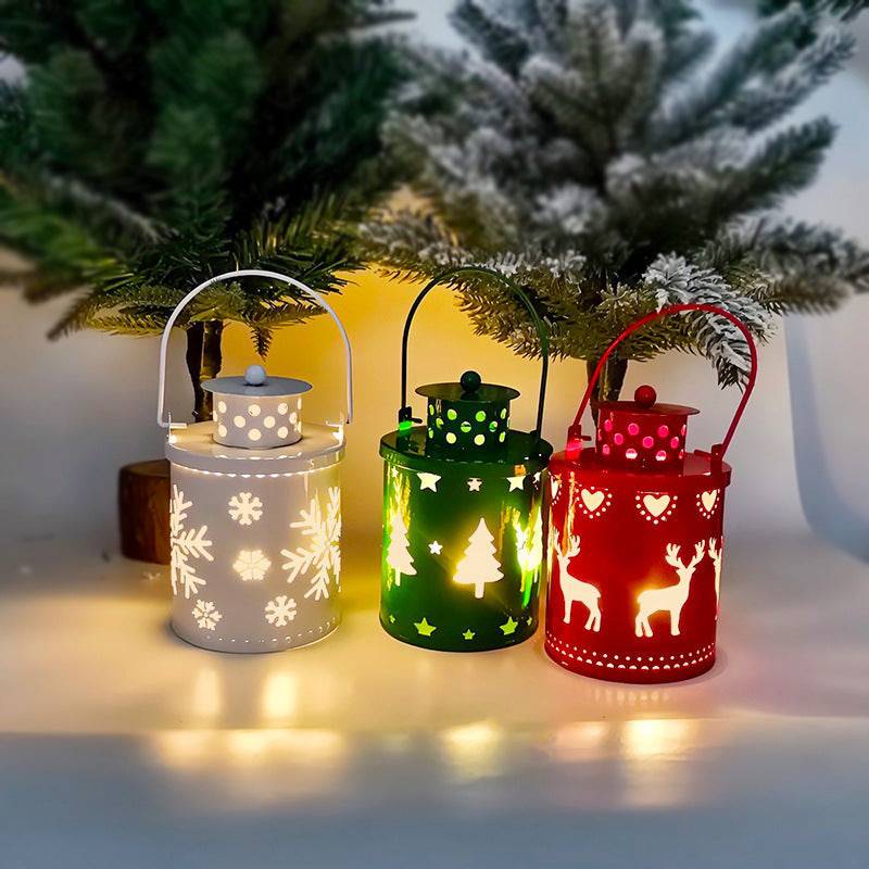 LED Christmas Lantern Set – Nordic Style Decorative Holiday Lights - All Inclusive Family Treasures