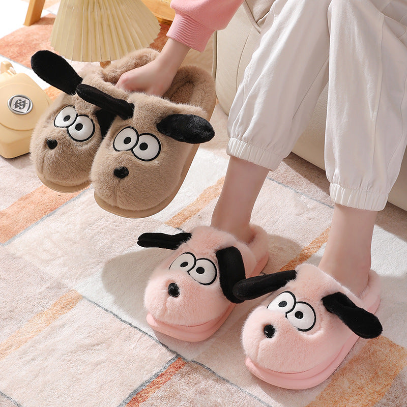 Cozy Pup Plush Slippers – Cute &amp; Comfy Winter Warmth - All Inclusive Family Treasures