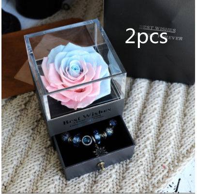 Eternal Rose Jewelry Box – A Timeless Gift of Love and Elegance - All Inclusive Family Treasures