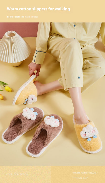 Step into Cozy Skies with Cloud Cotton Slippers! - All Inclusive Family Treasures