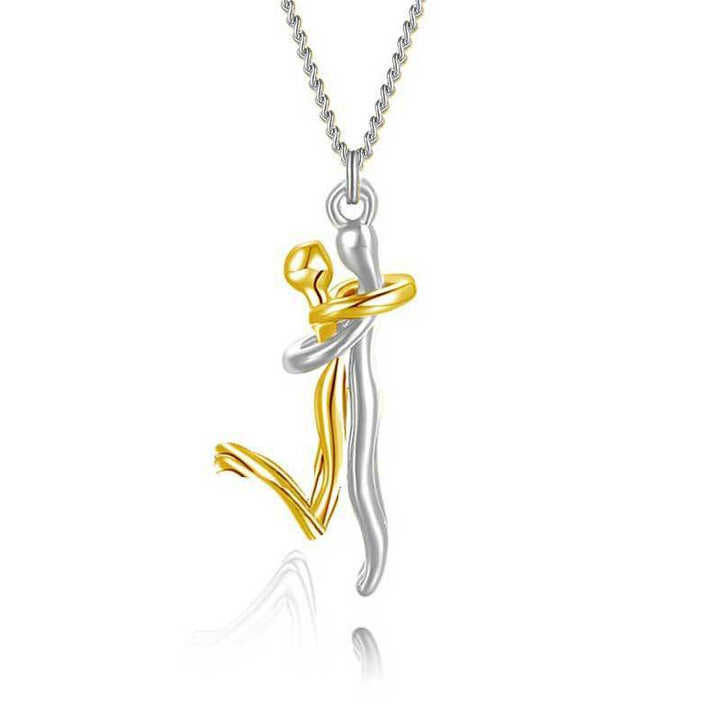 Love Hug Necklace – Elegant Gift for Couples - All Inclusive Family Treasures