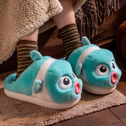 Make a Splash with These Cute Clownfish Slippers! - All Inclusive Family Treasures