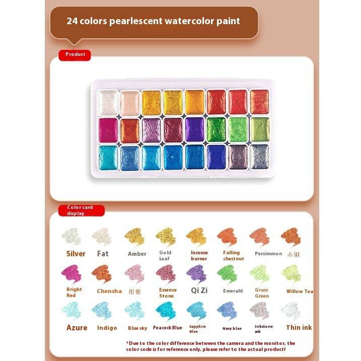 Pearlescent Solid Watercolors: Add Sparkle to Your Artistic Creations! - All Inclusive Family Treasures