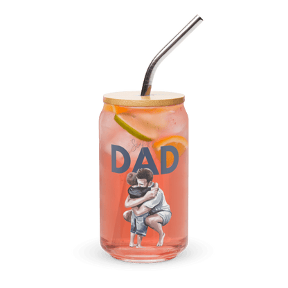 Can-shaped glass for mocktails, coffees and so much more - Only for Super Dads - All Inclusive Family Treasures