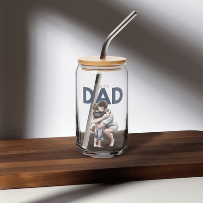 Can-shaped glass for mocktails, coffees and so much more - Only for Super Dads - All Inclusive Family Treasures