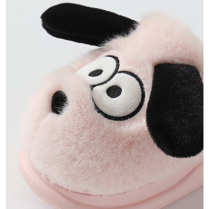 Cozy Pup Plush Slippers – Cute & Comfy Winter Warmth
