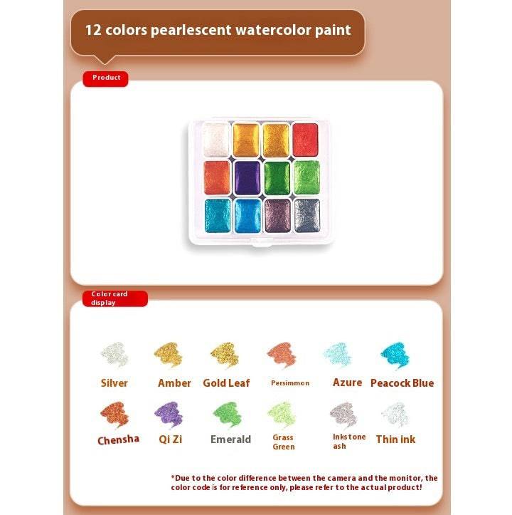 Pearlescent Solid Watercolors: Add Sparkle to Your Artistic Creations! - All Inclusive Family Treasures