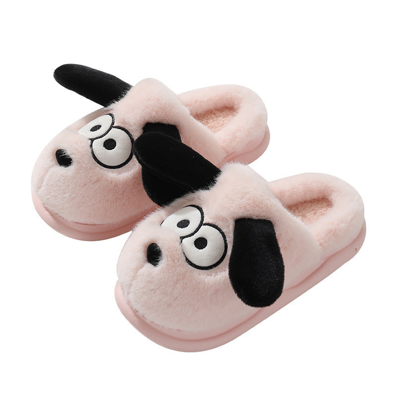 Cozy Pup Plush Slippers – Cute & Comfy Winter Warmth