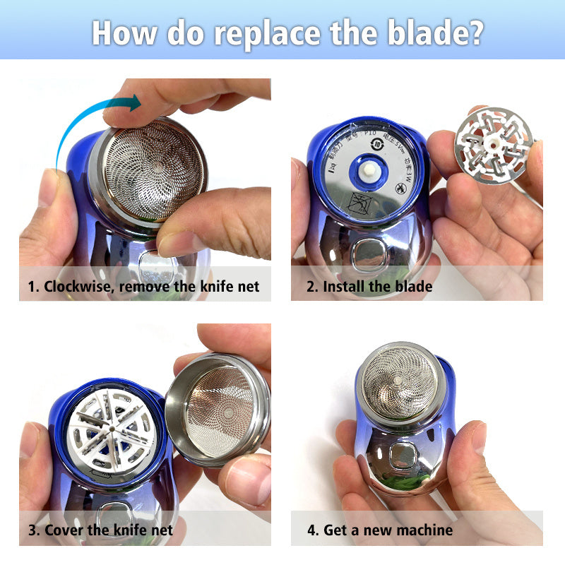 Mini Portable Cordless Electric Shaver