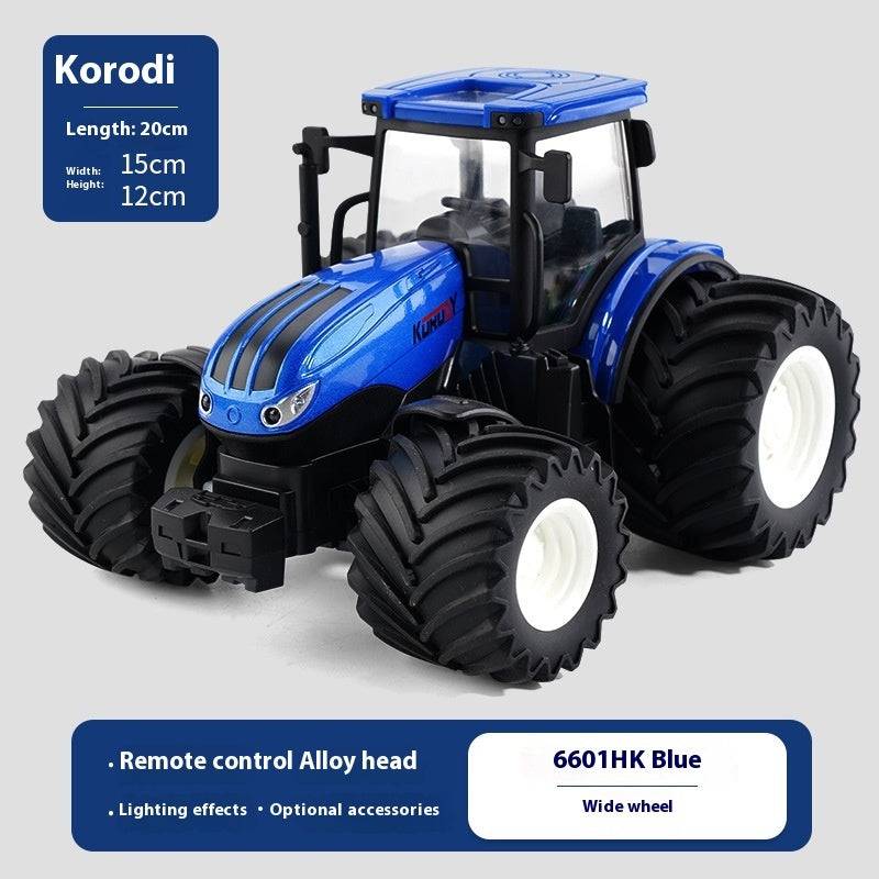 Remote Control Farmer Tractor Toy with Livestock Transport - All Inclusive Family Treasures