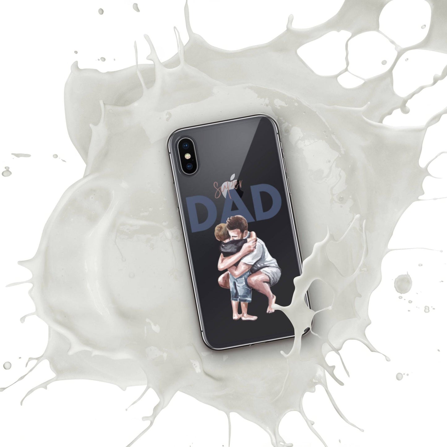 Super Dad - Clear Case for iPhone® - All Inclusive Family Treasures