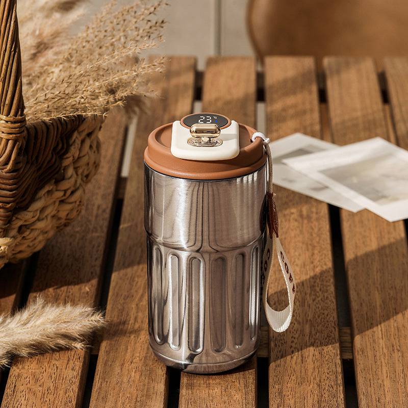 Smart Digital Thermal Bottle – 450ml Stainless Steel Insulated Flask for Hot & Cold Drinks - All Inclusive Family Treasures