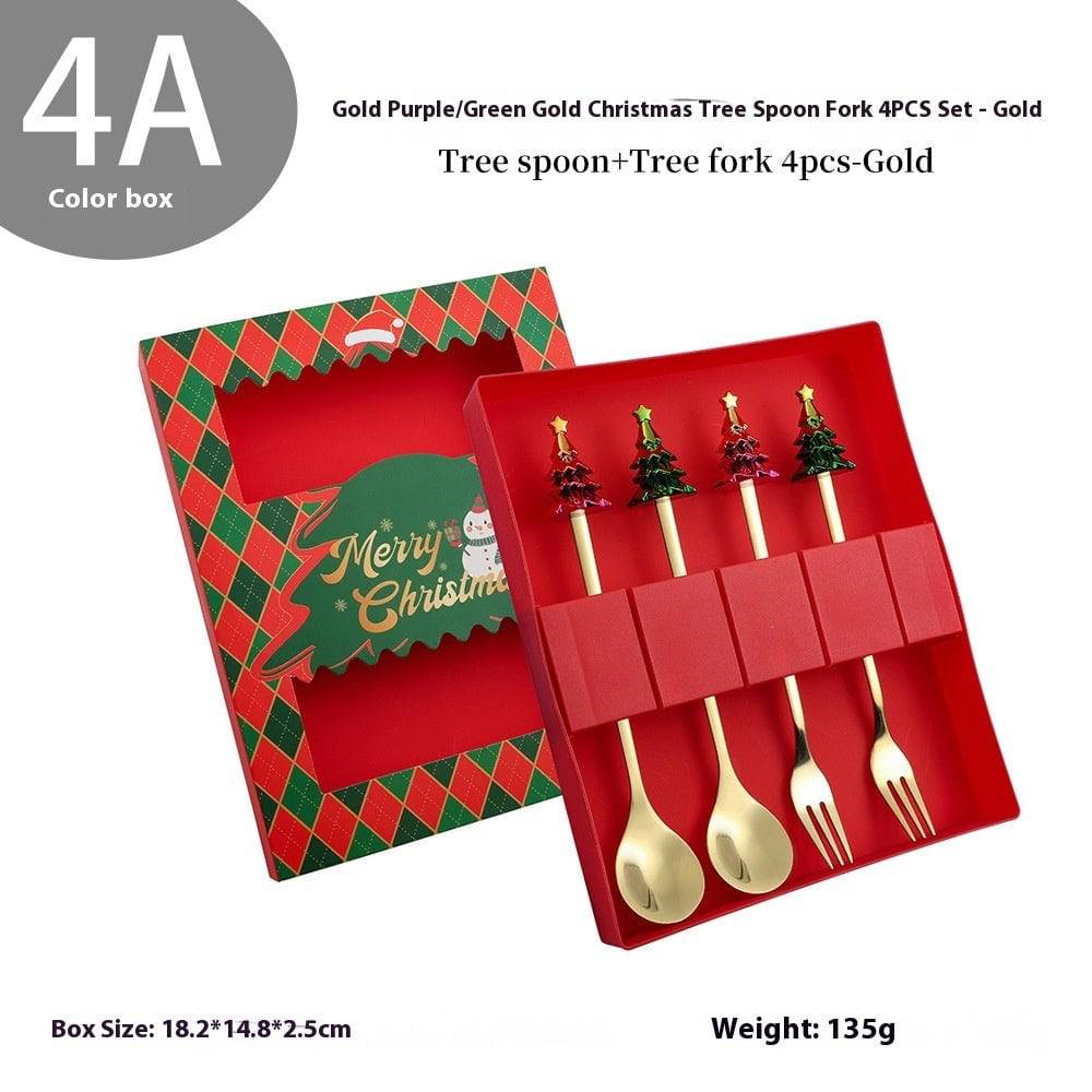 Christmas Spoon Kit - Whimsical Holiday Dining Essentials - All Inclusive Family Treasures