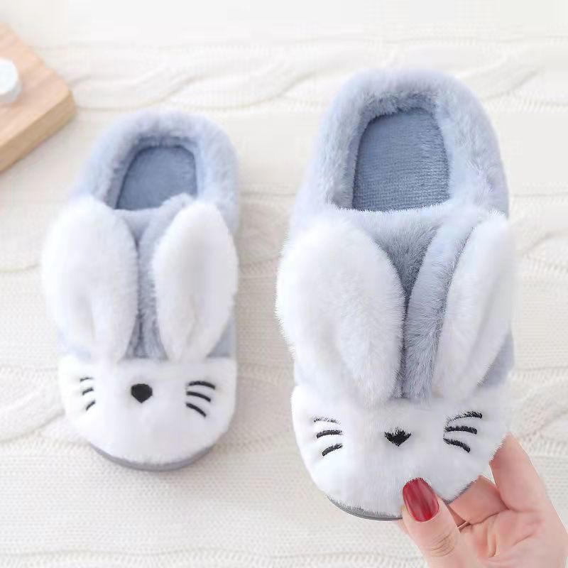 Snuggly Bunny Cotton Slippers – Cozy Comfort for Little Feet - All Inclusive Family Treasures