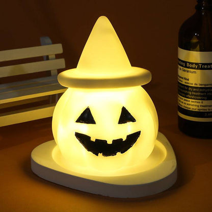 Halloween LED Glowing Pumpkin & Ghost Night Lamps – Adorable Spooky Ornaments for a Magical Glow! - All Inclusive Family Treasures