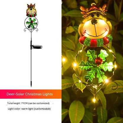 Solar Christmas Garden Lights – Festive LED Snowman, Santa, Reindeer & Penguin Yard Stakes! - All Inclusive Family Treasures