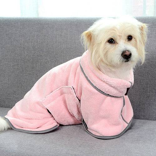 Quick-Dry Pet Bathrobe – Ultra-Absorbent Microfiber Towel for Dogs and Cats! - All Inclusive Family Treasures