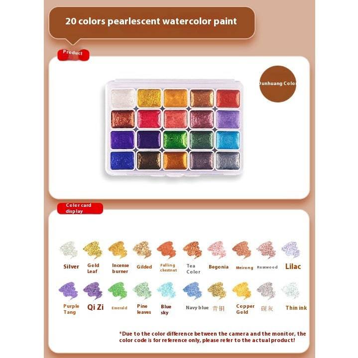 Pearlescent Solid Watercolors: Add Sparkle to Your Artistic Creations! - All Inclusive Family Treasures