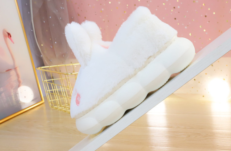 Cloud Bunny Bliss – Ultra-Plush Non-Slip Slippers for Women - All Inclusive Family Treasures