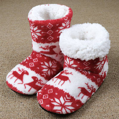 Cozy Elk Plush Slippers – Snuggle Up in Comfort! - All Inclusive Family Treasures