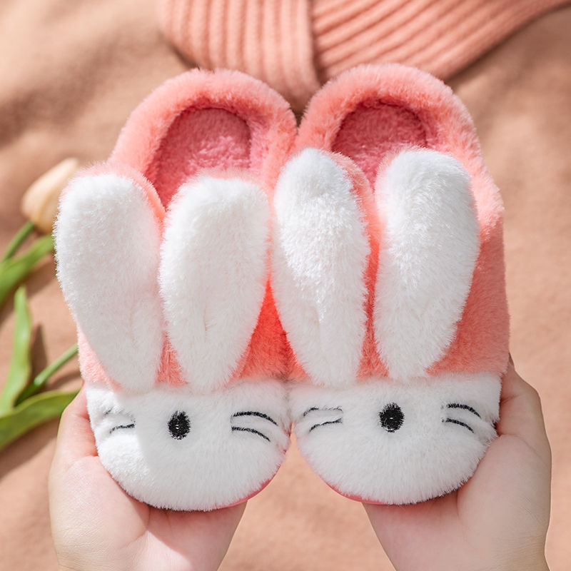 Snuggly Bunny Cotton Slippers – Cozy Comfort for Little Feet - All Inclusive Family Treasures