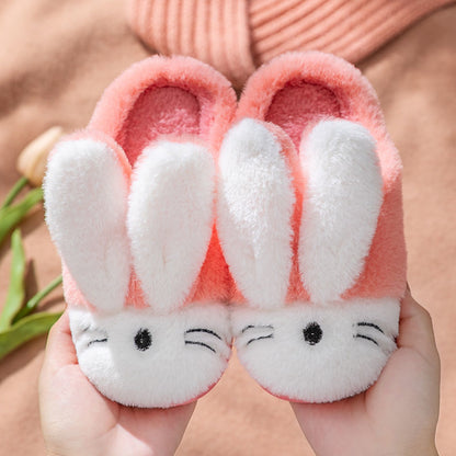 Snuggly Bunny Cotton Slippers – Cozy Comfort for Little Feet - All Inclusive Family Treasures