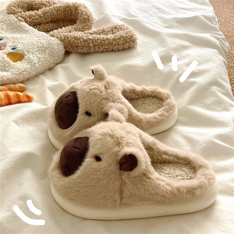 Cozy Bear Plush Slippers – Warmth Meets Cuteness! - All Inclusive Family Treasures