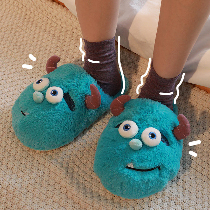 Cozy Monster Plush Slippers – Quirky, Fun & Extra Warm