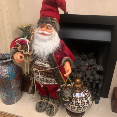 Charming Nordic Santa Claus Ornaments – Festive Winter Wonderland Decor