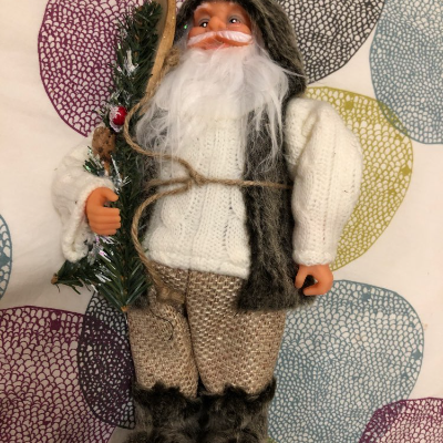 Charming Nordic Santa Claus Ornaments – Festive Winter Wonderland Decor
