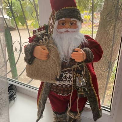 Charming Nordic Santa Claus Ornaments – Festive Winter Wonderland Decor