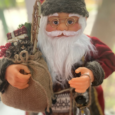 Charming Nordic Santa Claus Ornaments – Festive Winter Wonderland Decor