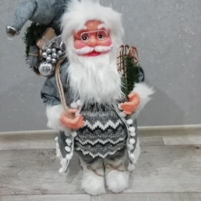 Charming Nordic Santa Claus Ornaments – Festive Winter Wonderland Decor